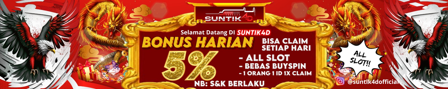 BONUS HARIAN 5%